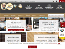 Tablet Screenshot of holzwelt-graef.de